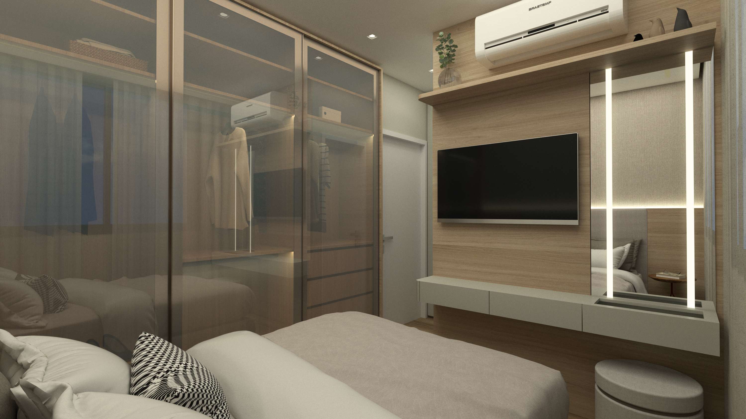 Suite master com closet